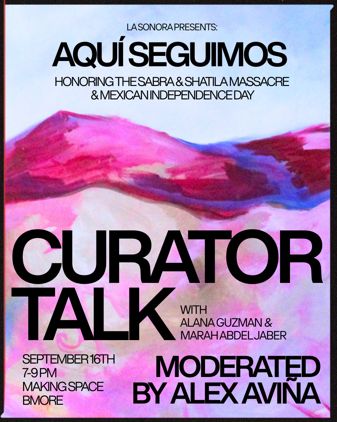 Aquí Seguimos Curator Talk